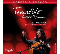 Savarez Jeu de cordes nylon guitare T50R Tomatito Tirant normal Aiguës New Cristal Rouge