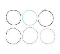 Jeu de Cordes Nylon Alliage pour Guitare Classique, 6 Pièces, Tension Normale Colorée - Ton Brillant et Net, Facilité de Jeu, Décoration Attrayante