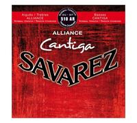 Savarez Jeu de 6 cordes Guitare de concert Alliance Cantiga 510AR Tension normale 39,9 kg