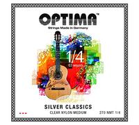 Jeu de cordes pour guitare classique Silver Classics Guitare pour enfants 1/4 medium 270.NMT.1.4