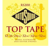 Jeu de cordes pour guitare électrique - ROTOSOUND - Filet plat Monel - 6 cordes - Tirant moyen 12-16-24w-32-42-52