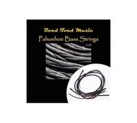 Kala Jeu de cordes U-Bass Pahoehoe Road Toad – 4 cordes polyuréthane – noires