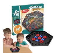 Jeu De Cordon Intelligent | Casse-tête Pour Dénouer Des Nœuds D'échiquier | Jouets Éducatifs Interactifs Stratégiques Pour Les Activités Intérieures Avec Solution De Longe Pour La Maison Et