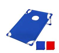 Jeu De Cornhole pour - Palets Compact Extérieur | Portable Gain Place avec Sac Rangement Jardin Camping Plage Intérieur