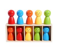 Jeu de correspondance de bouteilles - Jouet éducatif de voyage - Développement des capacités de mémoire, défi de reconnaissance des couleurs, plaisir familial compact - Kit de jeu assorti d'activités