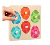 Jeu de Correspondance de Dinosaures | Blocs en Forme d'Œufs à Assembler,Jouet de Tri par Couleurs et d'Association - pour Garçons Filles Salle de Classe Maison Maternelle