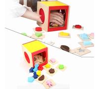 Jeu de Correspondance D'éducation Précoce pour Enfants, Entraînement de la Mémoire, Ensemble de Jouets en Bois Amusants et d'apprentissage