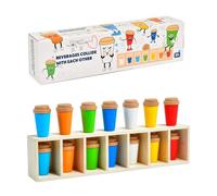 Jeu de correspondance des couleurs - Jeu de tri - Jouet en bois - Jouet de motricité à partir de 1, 2, 3, 4 ans - Jeu éducatif - Jouet éducatif pour