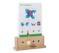 Jeu De Correspondance pour Les - Puzzle Éducatif Interactif,Jouet en Bois Cartes Apprentissage Couleurs | pour Garçons De 3 Ans Et Plus, D'Âge Préscolaire, Maison, École, Voyage