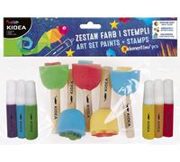 Jeu de couleurs et de tampons 11 éléments Kidea