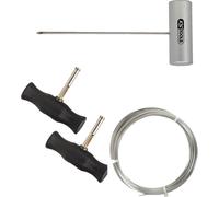 Jeu de coupe-fils avec fil de coupe à 4 pans, 4 pcs KS Tools 140.2250