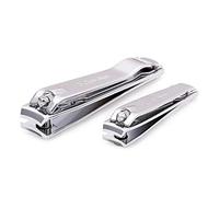 Jeu de Coupe-Ongles avec Lime en Acier Inoxydable. Convient aux Mains et Pieds (2x 8 cm)
