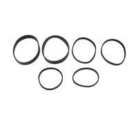 Jeu De Courroies D'aspirateur De Remplacement, 6 Pièces, Compatibles Avec Bissell, ProHeat 2X Revolution Pet Pro, Modèles De Nettoyeur 1986,1964,2007,2007P