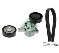 Jeu de courroies trapézoïdales à nervures INA 529 0487 10 pour GLE 2 2018-