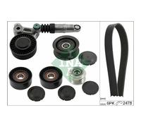 Jeu De Courroies Trapézoïdales À Nervures Schaeffler Ina 529 0520 20 pour Audi