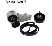 SKF Kit de courroie multi-cannelée VKMA 34107 pour FORD