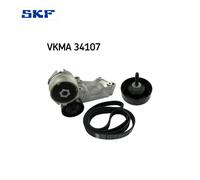 Jeu de courroies trapézoïdales à nervures SKF VKMA 34107 FORD 04891661AA 1069359