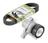 NTN-SNR Jeu de courroies trapézoïdales à nervures SNR KA859.28 Kit galet + courroie