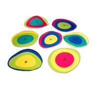 Jeu De Course Aux Couleurs - Tapis Et Bâtons Colorés - Jeu Plein Air Actif Enfants Multicolore TU