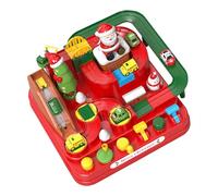 Jeu De Course Interactif avec des Pistes Flexibles Qui Brillent dans Le Noir, 2 Voitures Moulées sous Pression Et Accessoires sur Le Thème Vacances | Idéal pour Les