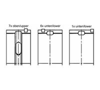 KOLBENSCHMIDT 77957600 Kit de coussinet de vilebrequin