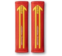 Jeu De Coussins De Ceinture De Sécurité Pour Voiture Rouge Mat