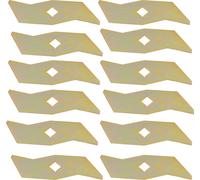 Jeu de couteaux 12x couteaux de verticoupe 15,5cm pour AL-KO COMFORT ALKO EUROMAT TURBO
