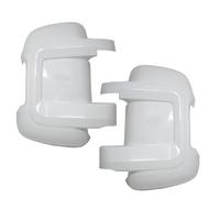 JEU DE COUVERTS COQUE MIROIRS RÉTROVISEURS BRAS COURT BLANC BRILLANT