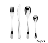 Jeu de couverts en inox 24 pièces Mesa