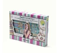 Tachan Set Of Beads Rose Gold Bracelets And Necklaces Multicolore 5-8 Years