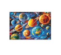 Jeu de Création et Logique pour Enfants - à Partir de 10 Ans et Plus - Puzzle Collection - 1000 PiècesArt du système Solaire 50x70cm