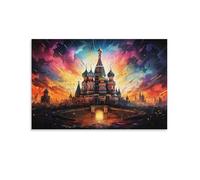 Jeu de Création et Logique pour Enfants - à Partir de 10 Ans et Plus - Puzzle Collection - 1000 PiècesChâteau Fantastique au Coucher du Soleil 26x38cm