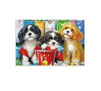 Jeu de Création et Logique pour Enfants - à Partir de 10 Ans et Plus - Puzzle Collection - 1000 PiècesL'heure du Bain pour Un Adorable Chiot 26x38cm