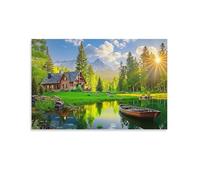 Jeu de Création et Logique pour Enfants - à Partir de 10 Ans et Plus - Puzzle Collection - 1000 PiècesRetraite en Chalet de Montagne 26x38cm