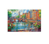 Jeu de Création et Logique pour Enfants - à Partir de 10 Ans et Plus - Puzzle Collection - 1000 PiècesScène du Canal d'Amsterdam 38x52cm