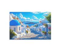 Jeu de Création et Logique pour Enfants - à Partir de 10 Ans et Plus - Puzzle Collection - 1000 PiècesVue de Rue de Santorin 50x70cm