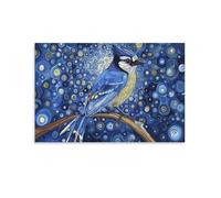 Jeu de Création et Logique pour Enfants - à Partir de 10 Ans et Plus - Puzzle Collection - 1500 PiècesEstampe Artistique du Geai Bleu 57x87cm