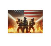 Jeu de Création et Logique pour Enfants - à Partir de 10 Ans et Plus - Puzzle Collection - 1500 PiècesLes Pompiers sauvent des Vies 57x87cm