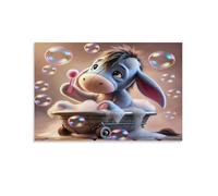 Jeu de Création et Logique pour Enfants - à Partir de 10 Ans et Plus - Puzzle Collection - 1500 PiècesL'heure du Bain de l'âne Mignon 57x87cm