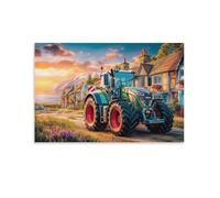 Jeu de Création et Logique pour Enfants - à Partir de 10 Ans et Plus - Puzzle Collection - 1500 PiècesTracteur sur la Route du Village 57x87cm