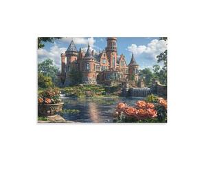 Jeu de Création et Logique pour Enfants - à Partir de 14 Ans et Plus - Puzzle CollectionJardin du château Fantastique 26x38cm