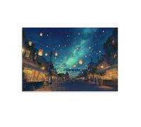 Jeu de Création et Logique pour Enfants - à Partir de 14 Ans et Plus - Puzzle CollectionLanternes du marché Nocturne 38x52cm