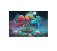 Jeu de Création et Logique pour Enfants - à Partir de 14 Ans et Plus - Puzzle CollectionL'île aux Arbres Fantastique 26x38cm