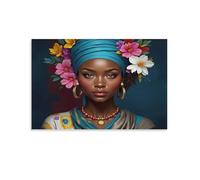 Jeu de Création et Logique pour Enfants - à Partir de 14 Ans et Plus - Puzzle CollectionPortrait de Femme Africaine 50x70cm