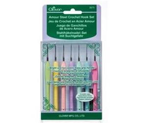 Jeu de Crochets Amour N° 0,6 à 1,75 - Clover(...) - Multicolore Multicolore G