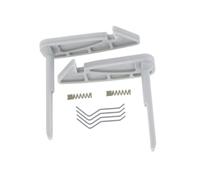 Jeu de crochets de fermeture - FACOM - JET3-07/08 - Serrure à ressorts pour tiroir - Gris - Lot de 2