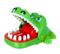 Jeu de crocodile Doc - Jouet avec dents de crocodile - Compétence d'action pour jeu familial - Testez votre bonheur - Pour enfants - Jeu familial - Jeu de fête (Vert)