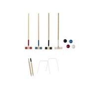 Jeu de croquet en bois pour 4 joueurs - - ALTOBUY Marron