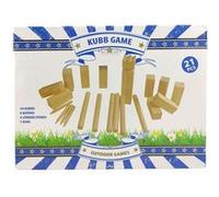 Jeu de cubes d'extérieur - Jeu d'adresse en pin 21 pièces G