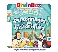 Asmodee - BrainBox Pocket : Personnages Historiques - Jeux de Société Famille et Enfants à Partir de 8 Ans - Jeu de Cartes de Mémoire et d'Observation - 1+ Joueur - Version Française - Bezzerwizzer